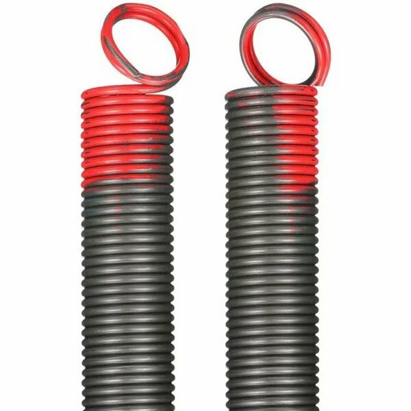 150 lb. Heavy-Duty Double-Looped Garage Door Extension Spring 2-Pack - RED, G.A.S. Hardware, Mfr#: ES-150-RED